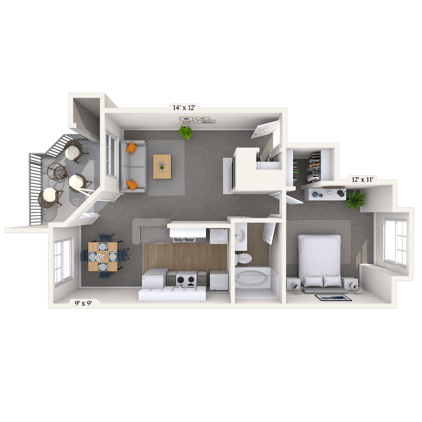 Floorplan image of unit 011205H