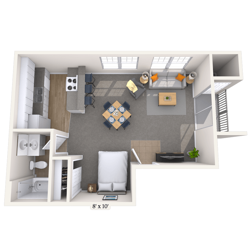 Floorplan image of unit 111116