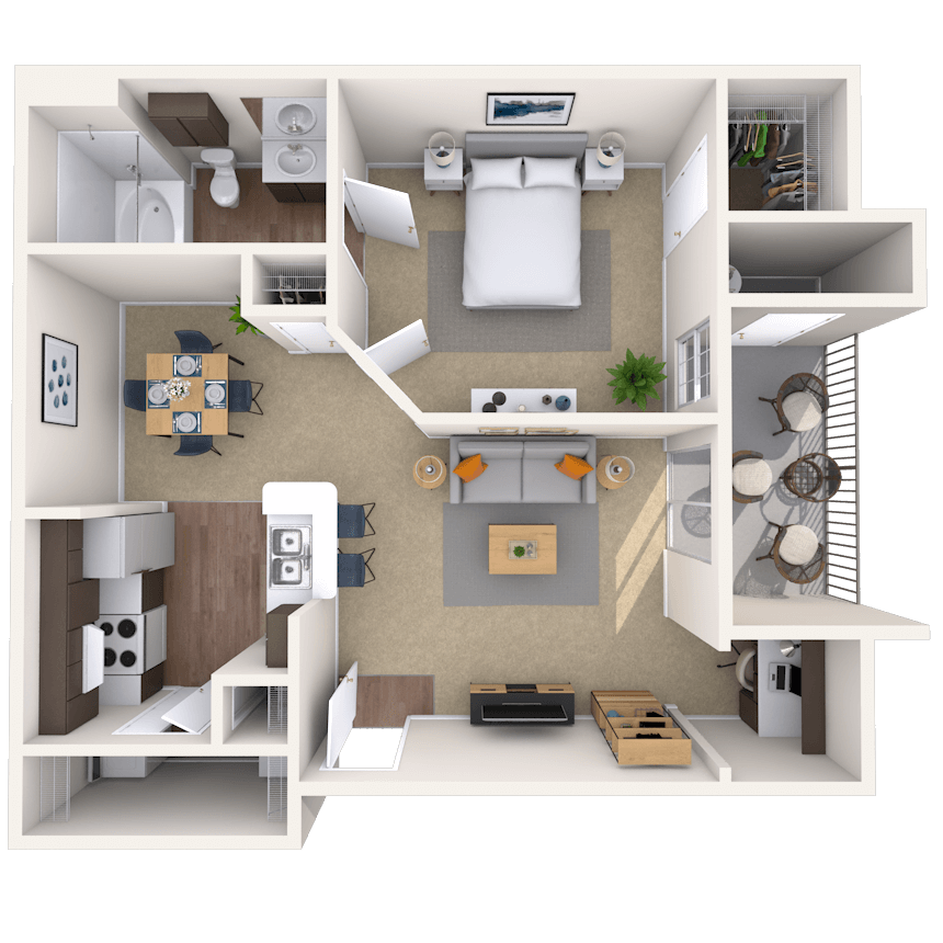 Floorplan image of unit 06304