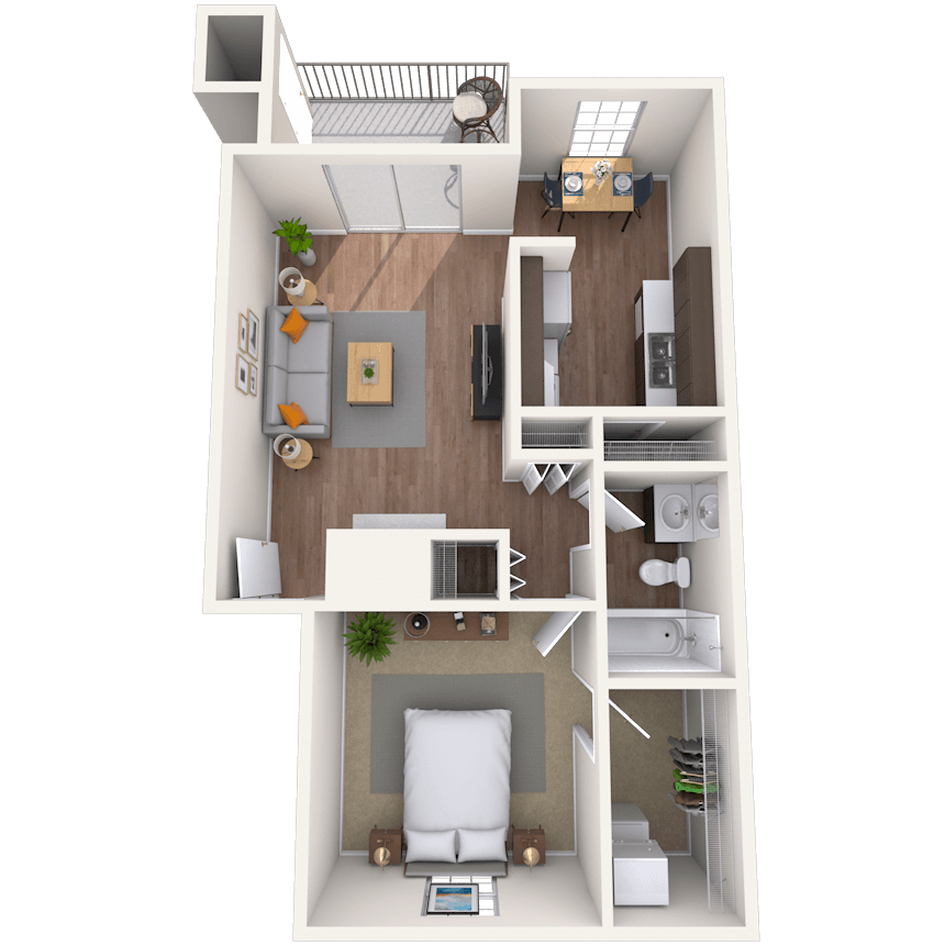 Floorplan image of unit 252502