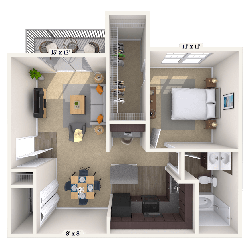 Floorplan image of unit 06618