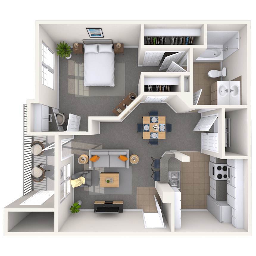 Floorplan image of unit 060612