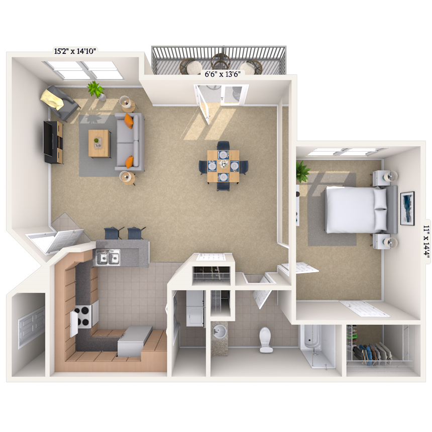 Floorplan image of unit 07737