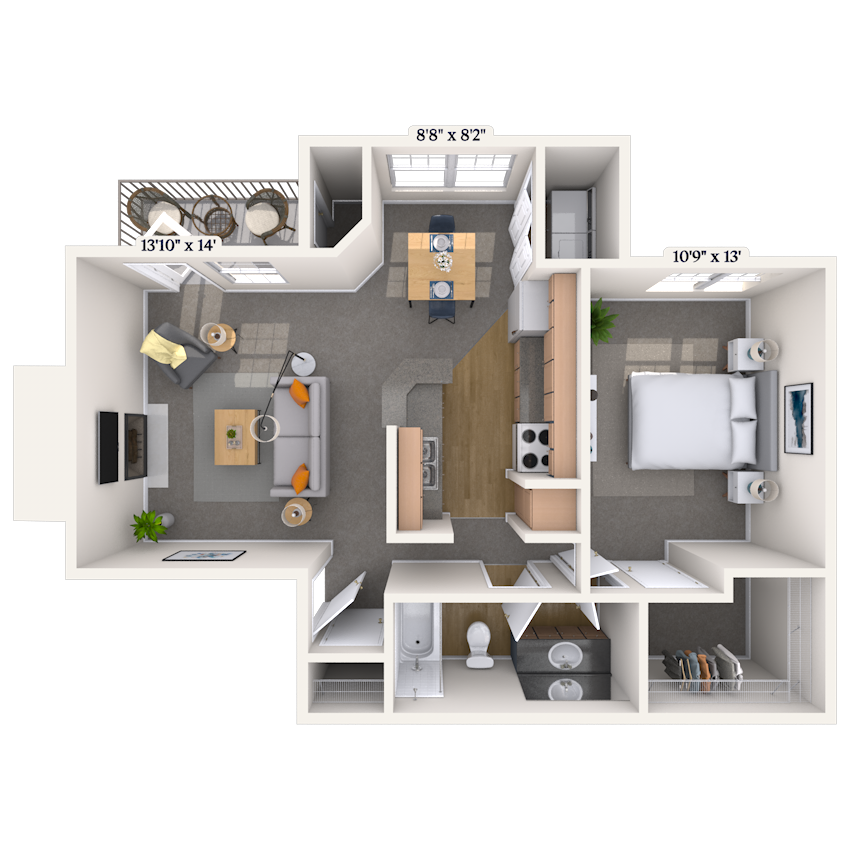 Floorplan image of unit 050512