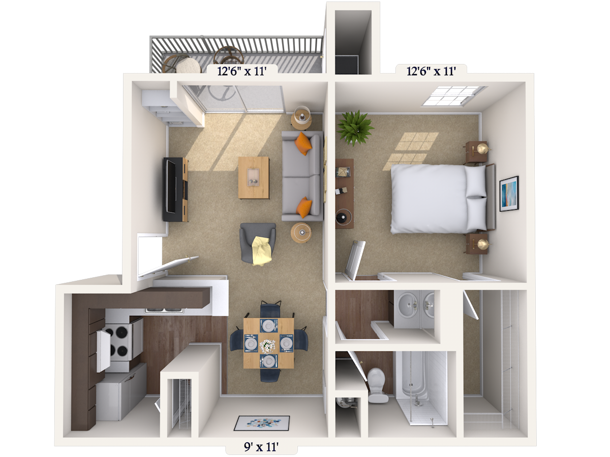 Floorplan image of unit 090902