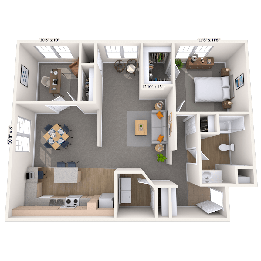 Floorplan image of unit 131337