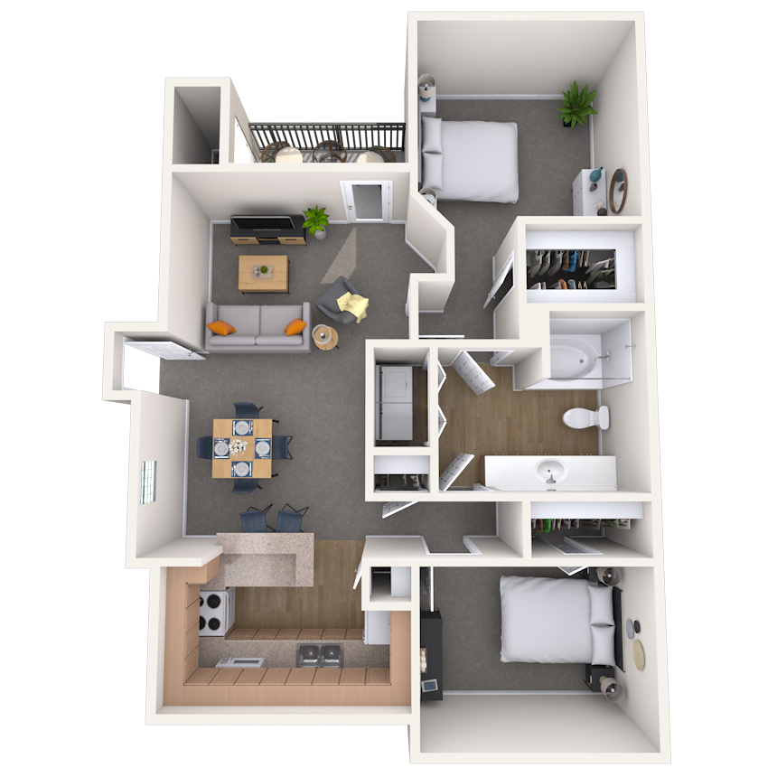 Floorplan image of unit 011025