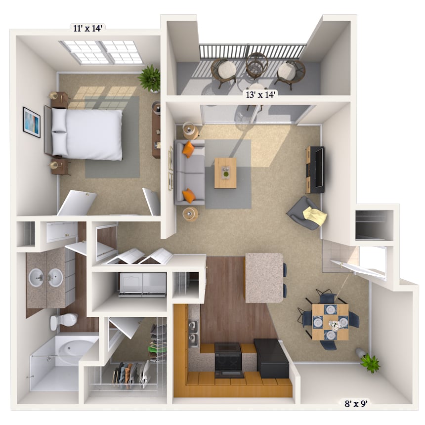 Floorplan image of unit 08826