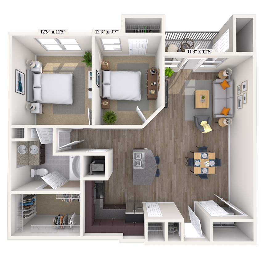 Floorplan image of unit 8103