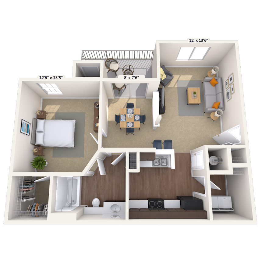 Floorplan image of unit 030333