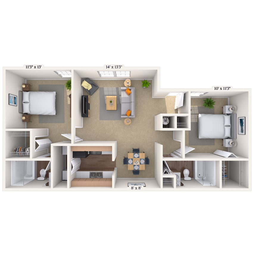 Floorplan image of unit 050510