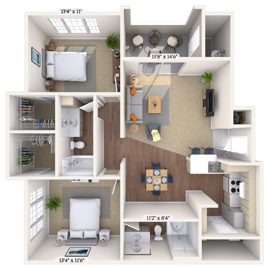 Floorplan image of unit 011100
