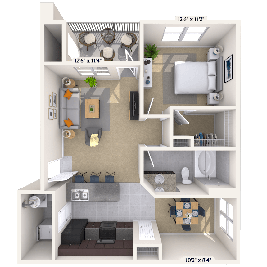 Floorplan image of unit 062033