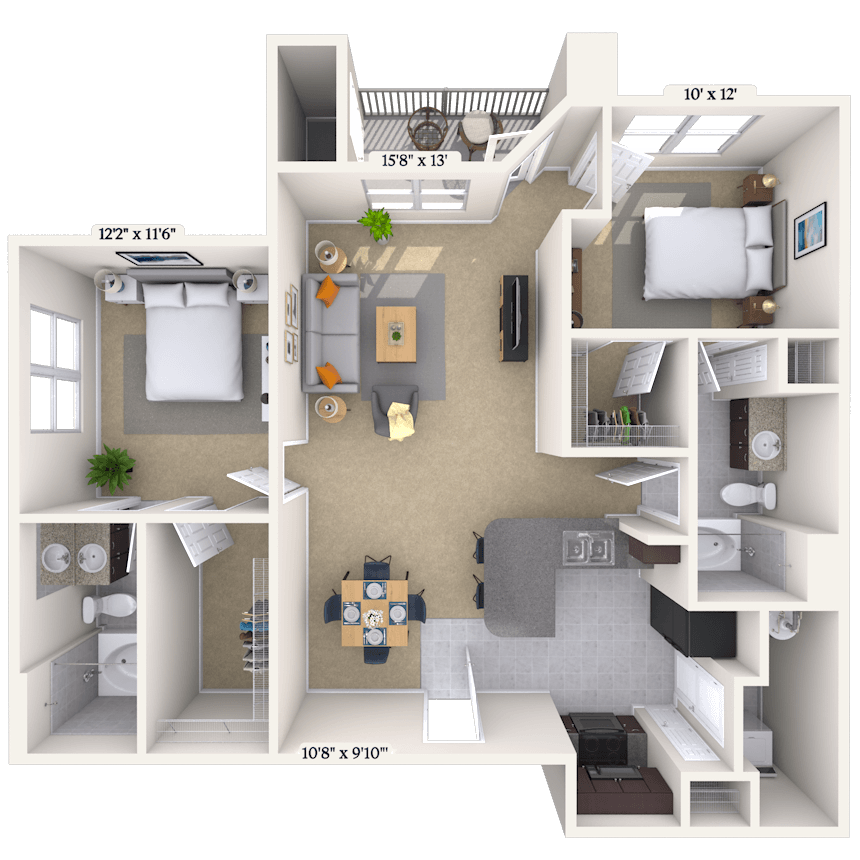 Floorplan image of unit 022005