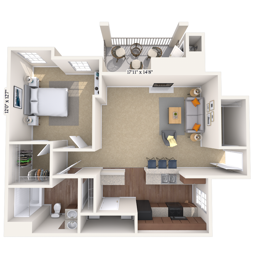 Floorplan image of unit 002062