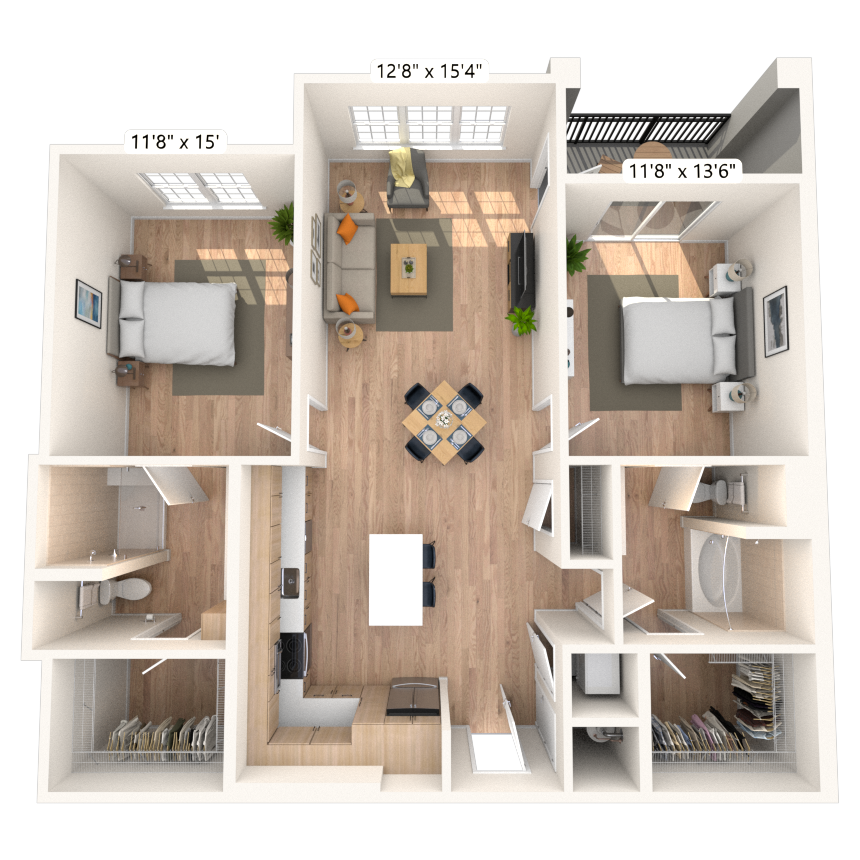 Floorplan image of unit 35303