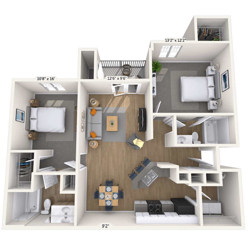 Floorplan image of unit 8-34