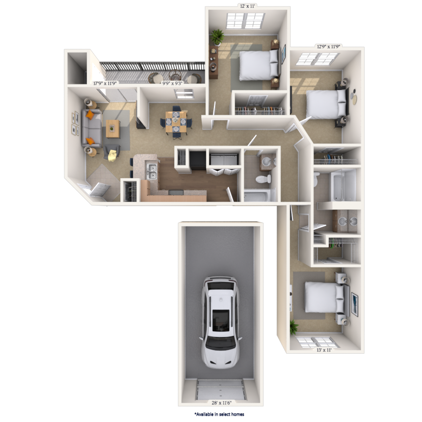 Floorplan image of unit 05534