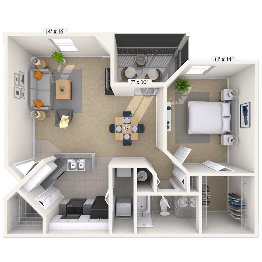 Floorplan image of unit 212123