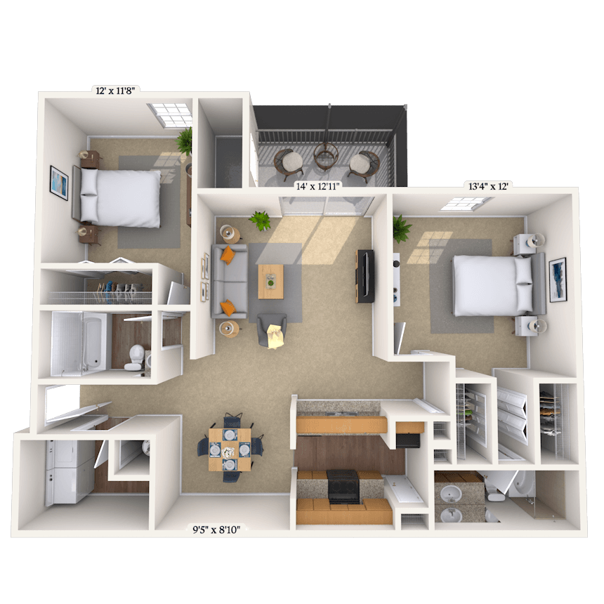 Floorplan image of unit 01142611