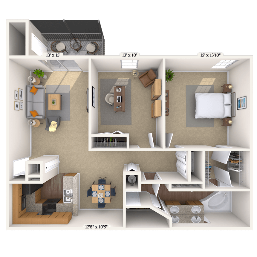 Floorplan image of unit 01150932