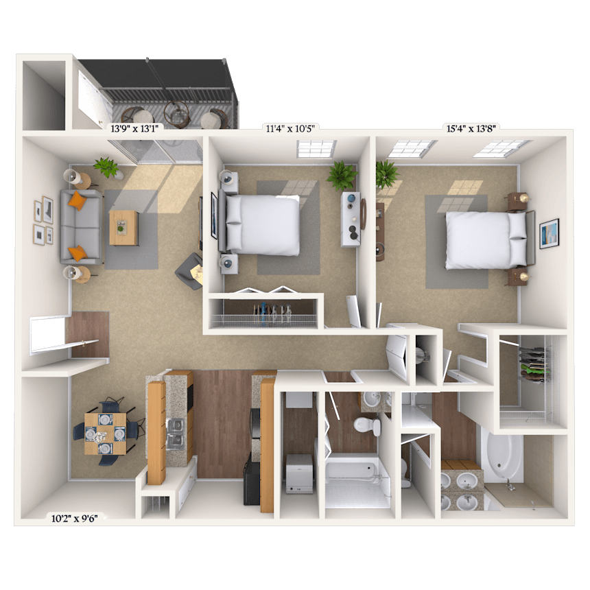 Floorplan image of unit 02141911