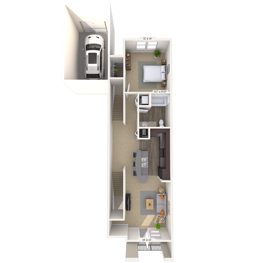 Floorplan image of unit 02915