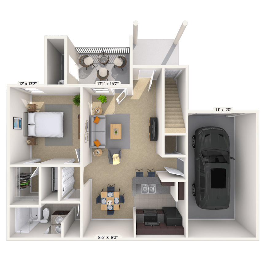Floorplan image of unit 013304