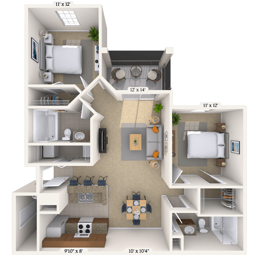 Floorplan image of unit 0113201