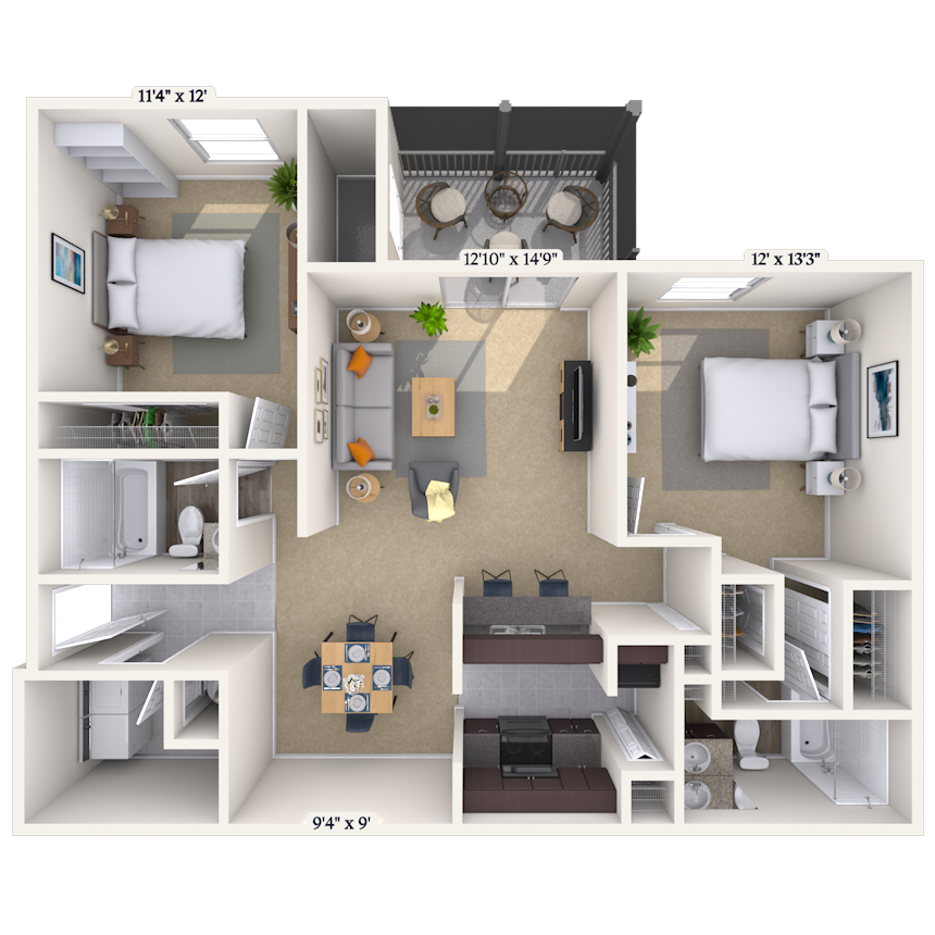Floorplan image of unit 010209