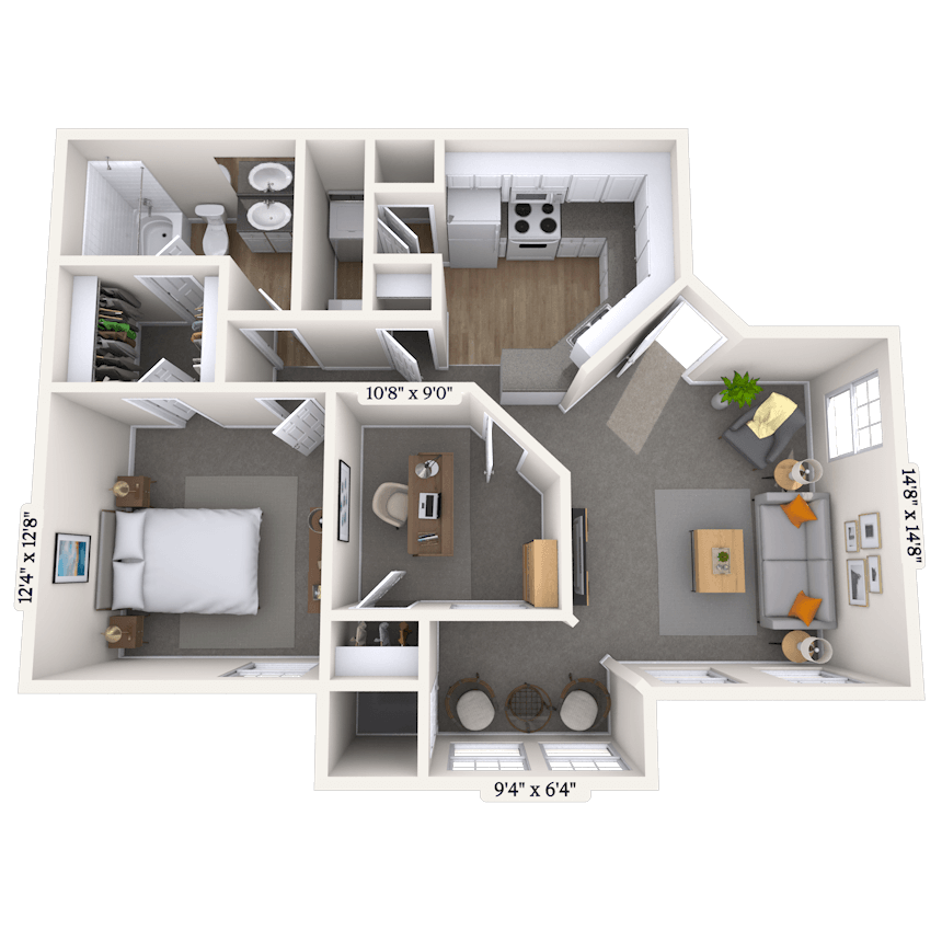 Floorplan image of unit 012055