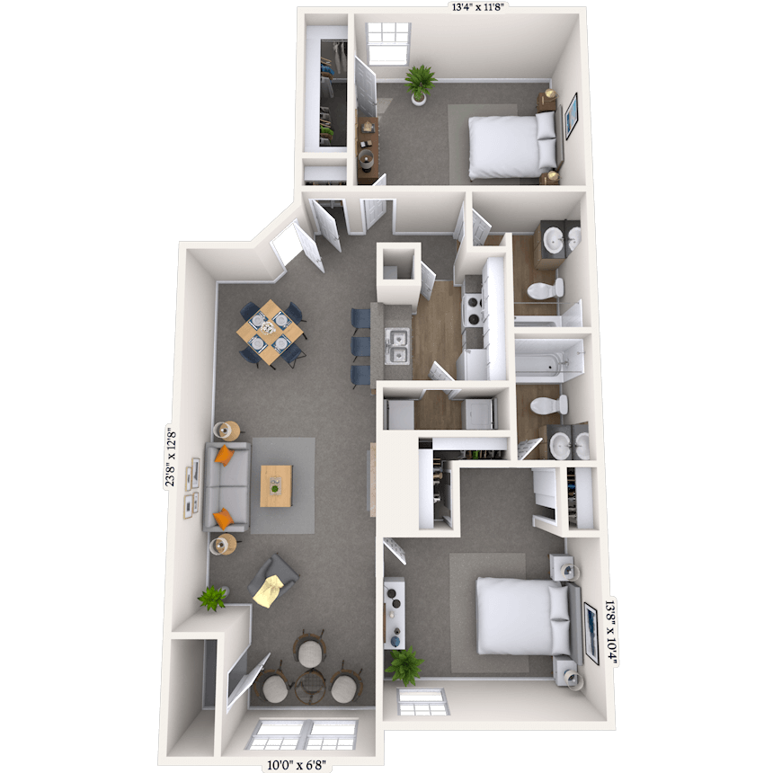 Floorplan image of unit 011118