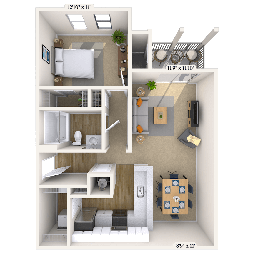 Floorplan image of unit 131337