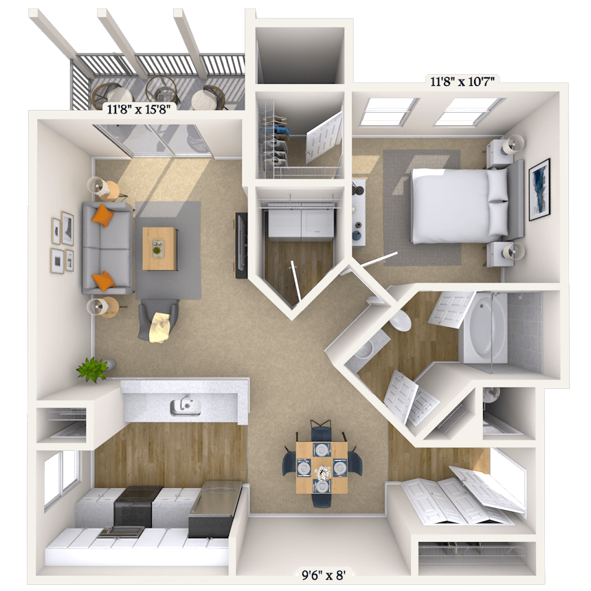 Floorplan image of unit 080826