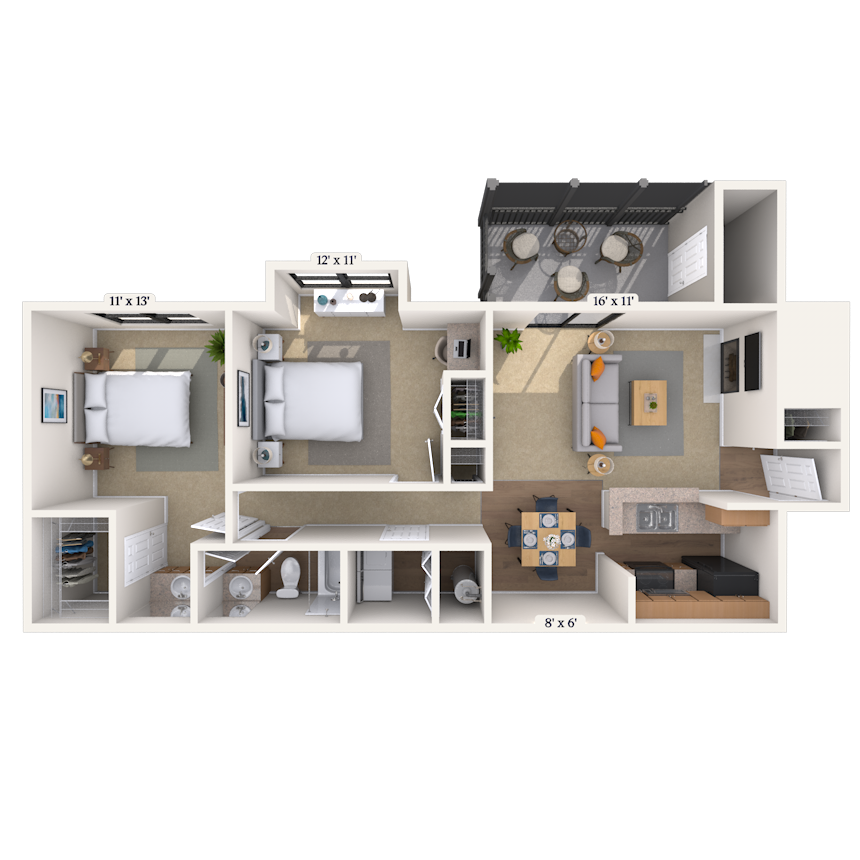 Floorplan image of unit 01810-H