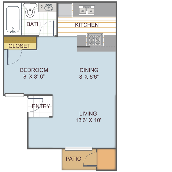 Floorplan image of unit 01120