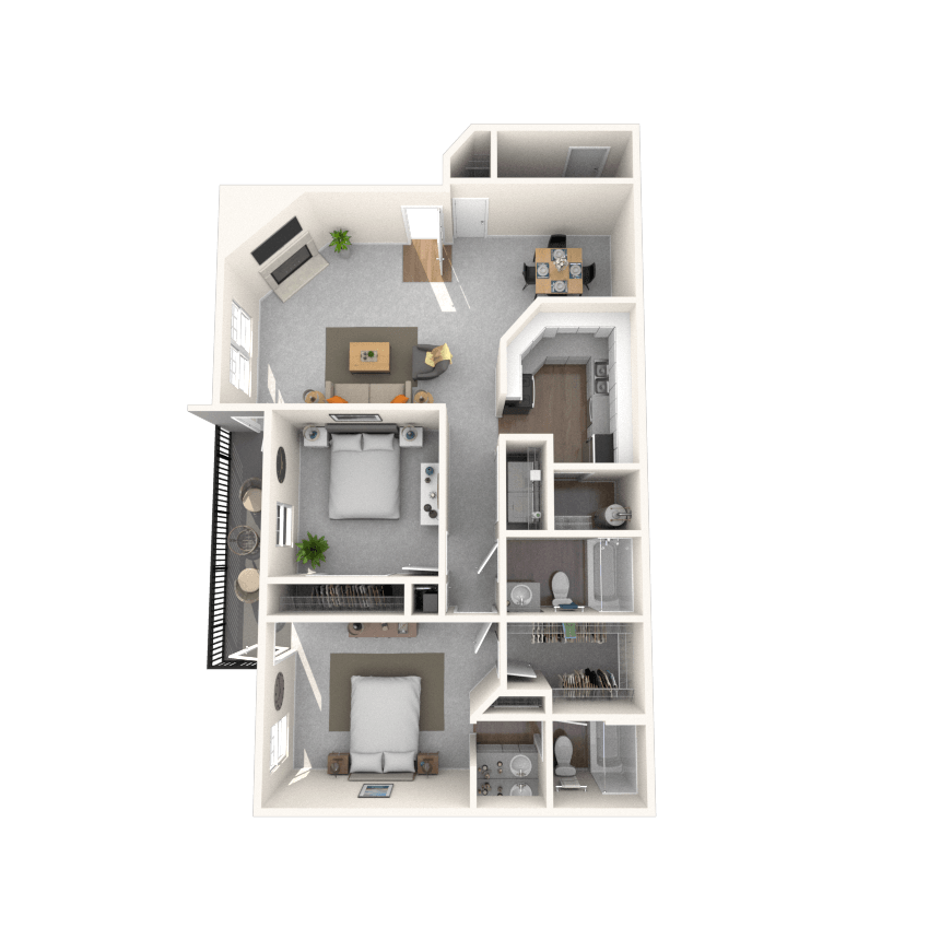 Floorplan image of unit 07703