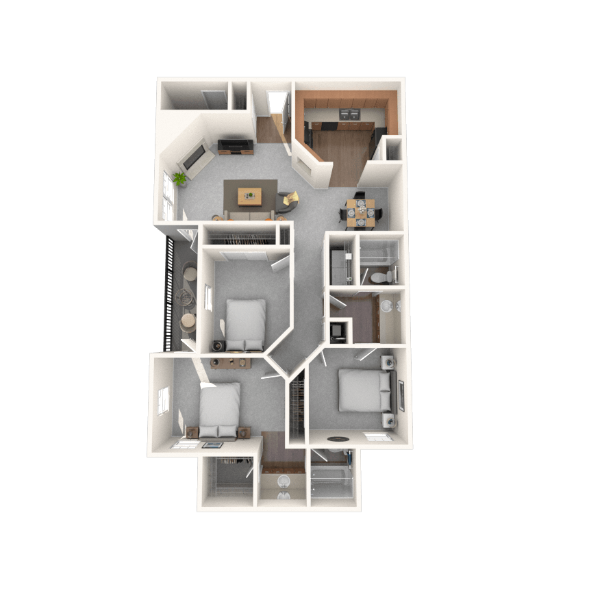 Floorplan image of unit 07716