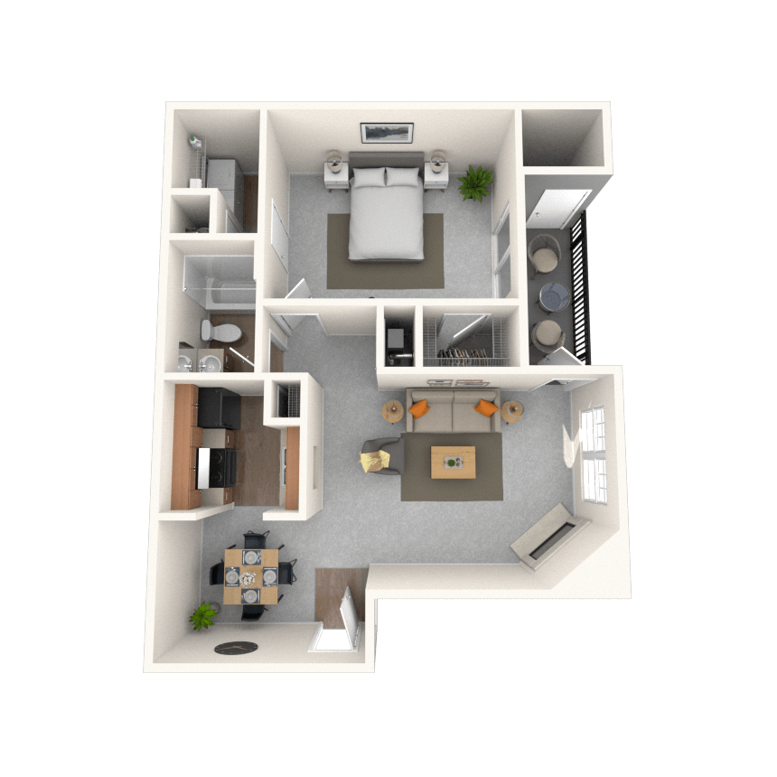 Floorplan image of unit 101021