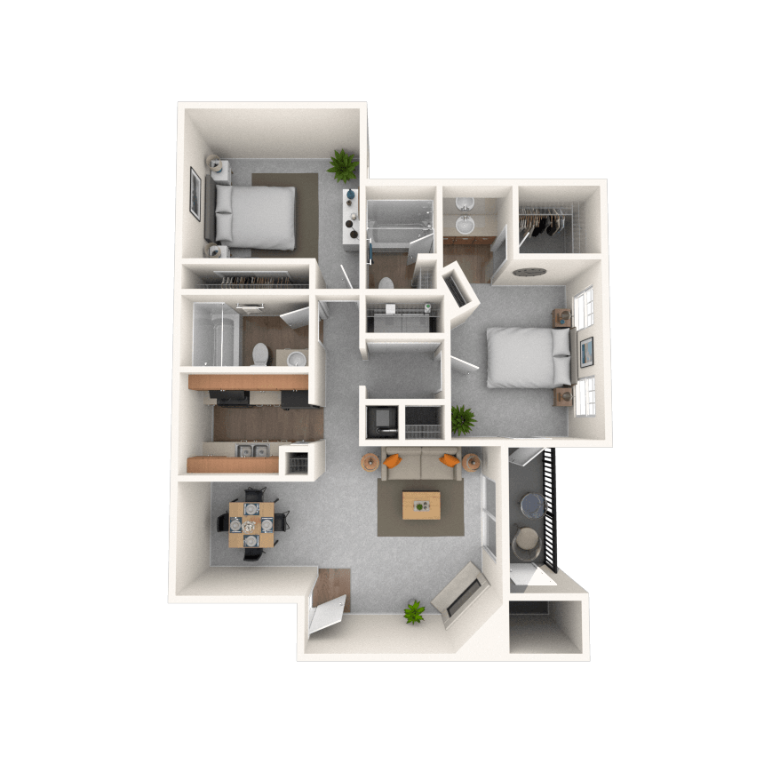 Floorplan image of unit 06602