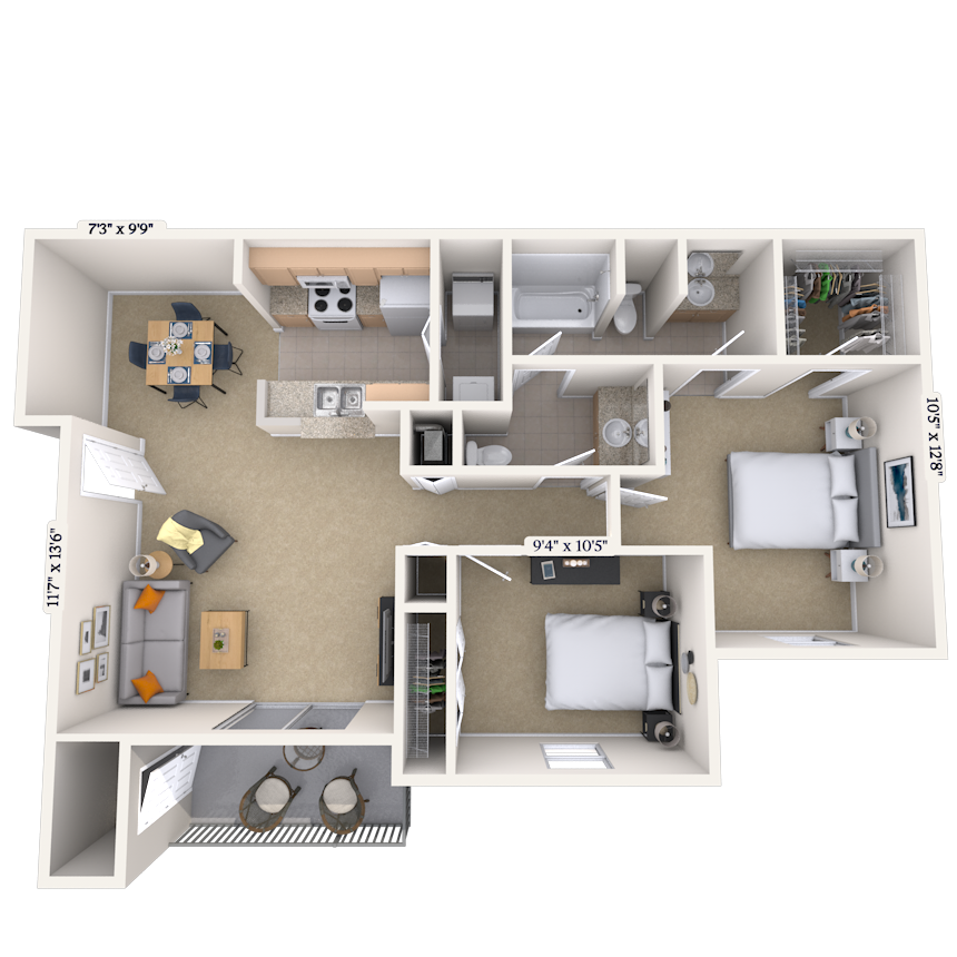 Floorplan image of unit 020213