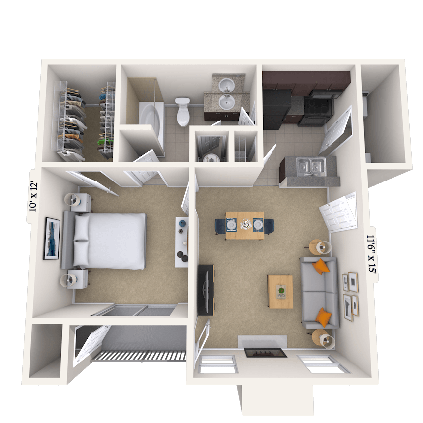 Floorplan image of unit 030303