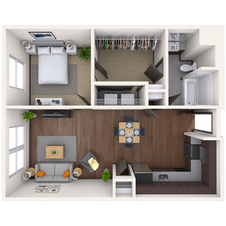Floorplan image of unit 01533
