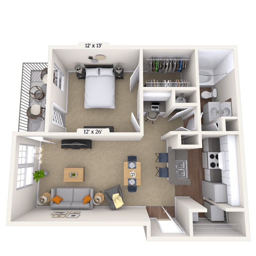 Floorplan image of unit 002217