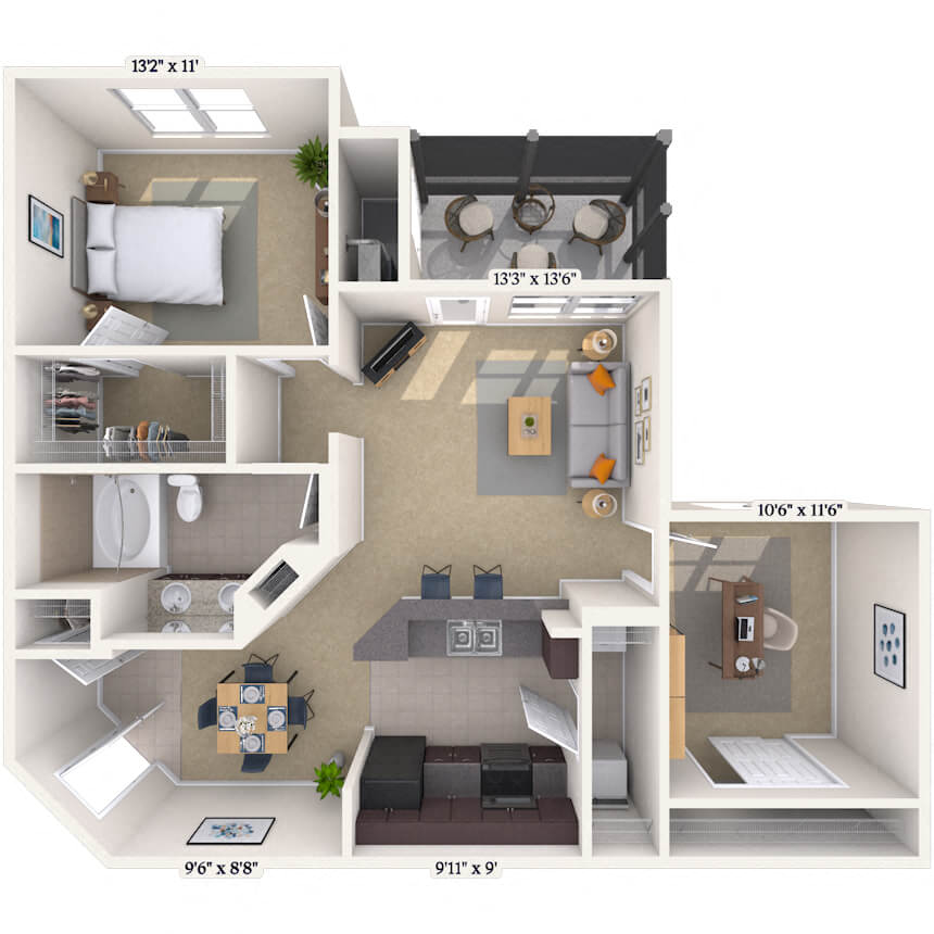 Floorplan image of unit 070721