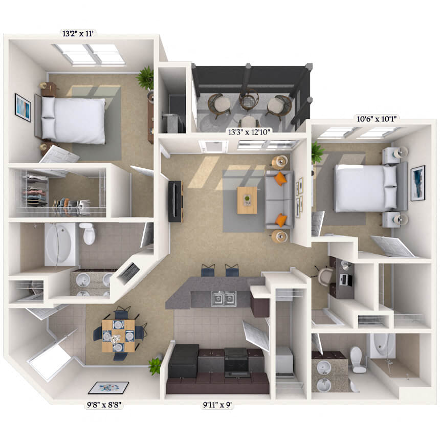 Floorplan image of unit 080816
