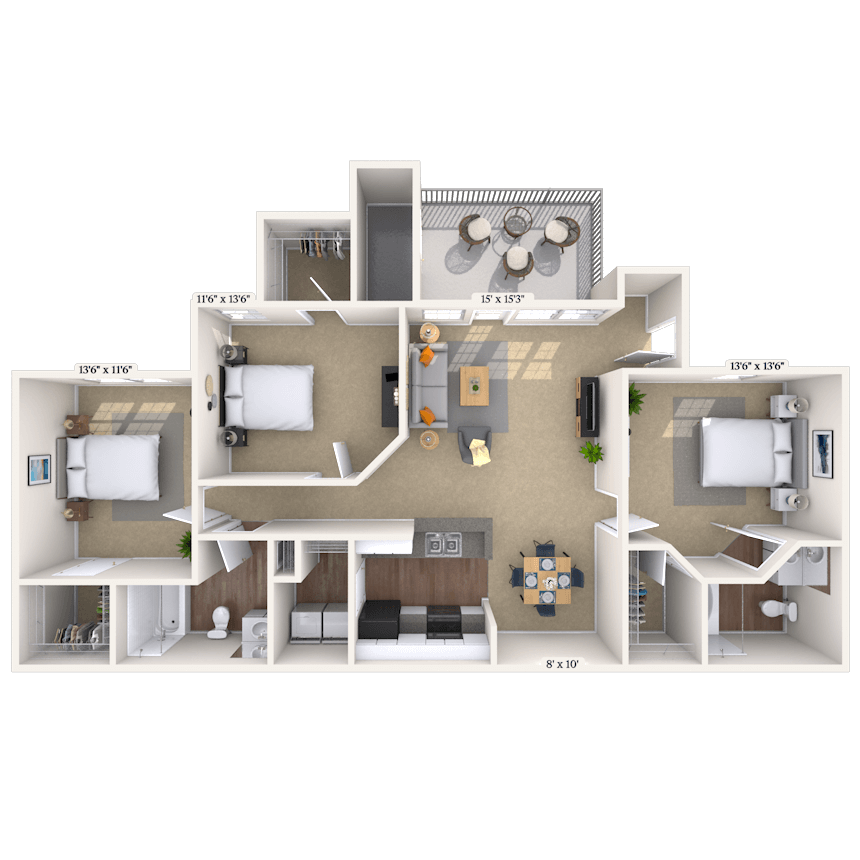 Floorplan image of unit 010907