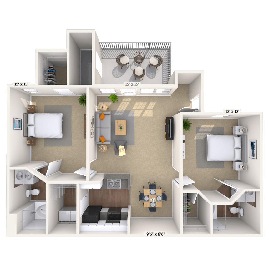 Floorplan image of unit 011014