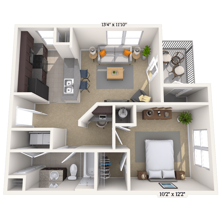 Floorplan image of unit 05202