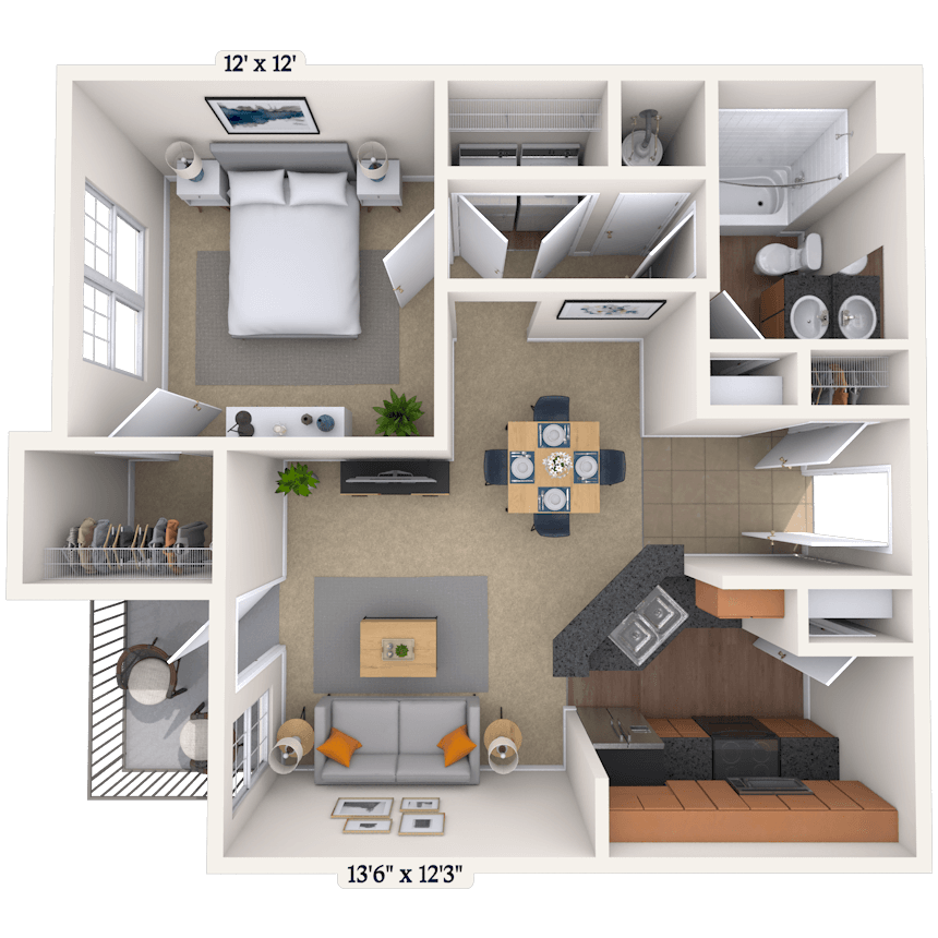 Floorplan image of unit 05507